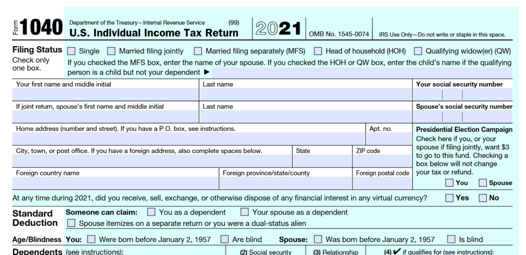 IRS Tax Forms