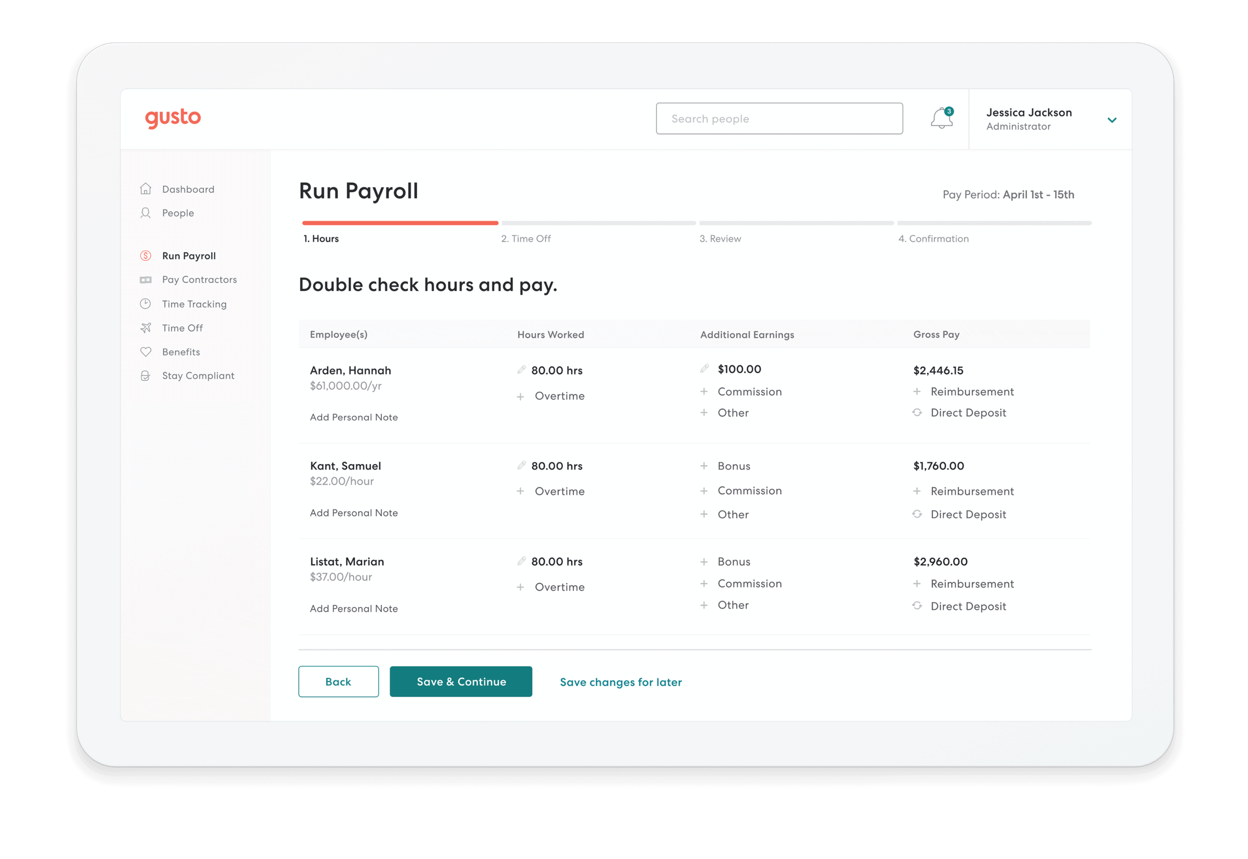 Running Payroll